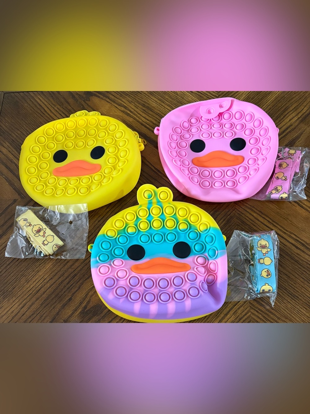 Choice Kids Pop-It Silicone Fidget Toy Crossbody Bag - NEW